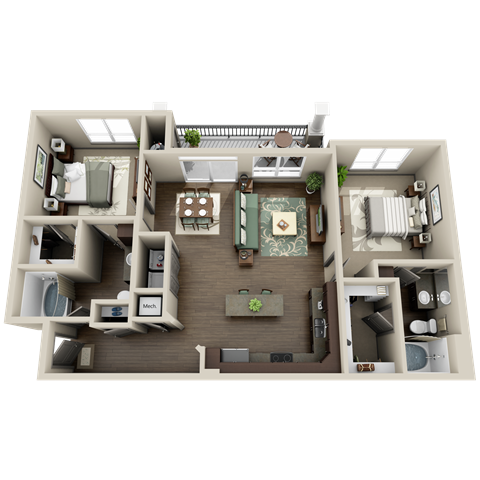 Arden Woods B3 Floor Plan